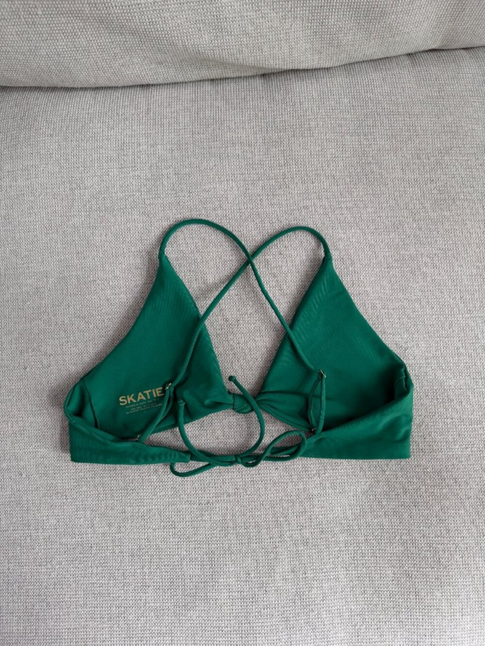 [NWOT] Skatie Bikini - Sarah Top (L) + Mellie Bottom (L) - Scout (Green) - Picture 3 of 10
